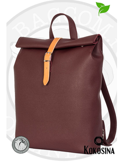 Рюкзак Kokosina Роллтоп цвета марсала в магазине Bagcom