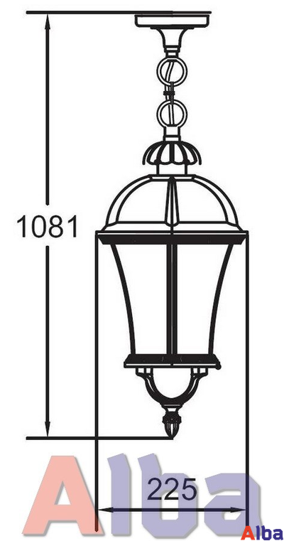 Rome L 95205 Gb Парковый светильник