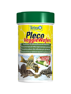 Tetra Pleco Veggie Waffers корм с цукини для донных рыб 100 мл