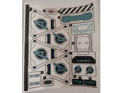 Sticker Sheet for Set 76153 - 68153/6302301, n/a (76153stk01)