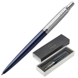 Ручка шариковая PARKER "Jotter Core Royal Blue CT", корпус синий, хромированные детали, синяя, 1953186