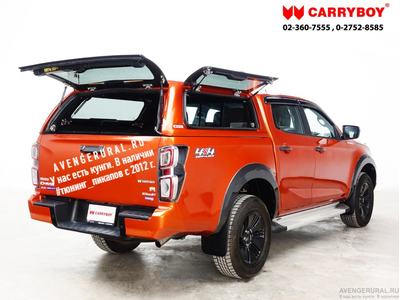 Кунг Carryboy SLR для Isuzu D-max 3-го поколения RG-01 2021+ в цвете 570 оранжевый металлик
