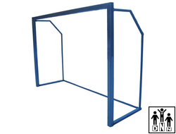 Ворота для гандбола и минифутбола нескладные (3,0х2,0х1,0м алюминиевые) без сетки, пара