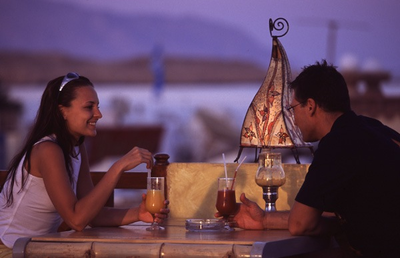 Романтическое свидание ужин на крыше