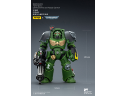 Терминатор Саламандр (Warhammer 40K) - КОЛЛЕКЦИОННАЯ ФИГУРКА 1/18 Salamanders Terminator with with Power Fist and Assault Cannon (JT03233) - JOYTOY
