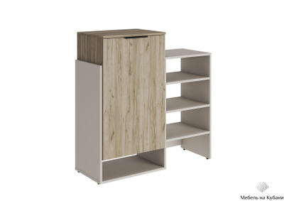 Бохо ТМ-001 тумба-комод Дуб Крафт Серый/Кашемир