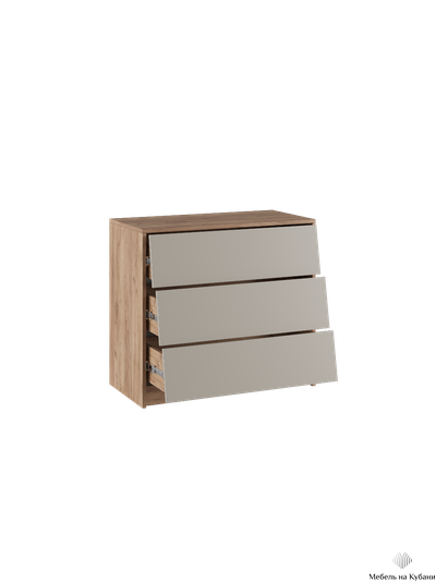 Ева комод 1 Крафт табачный/Кашемир