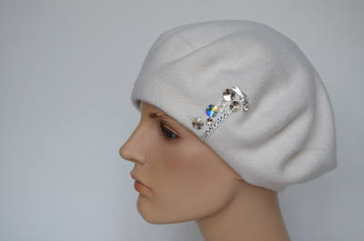 Берет Vizio 1008 BL белый