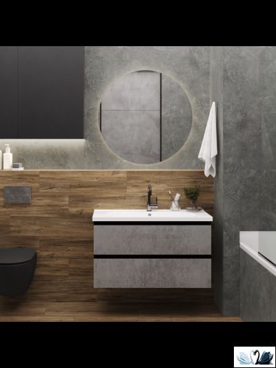 Керамогранит Laparet Плуто гриджио\Pluto grigio MR 59,5 х 119,1 см серый матовый