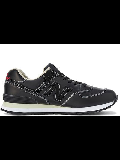 New Balance 574 Fur Black Leather