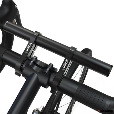 Выносной удлинитель руля Черный