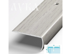 Порог-угол ПУ 06 900мм 105 дуб арктик (40*20мм)  [47755]