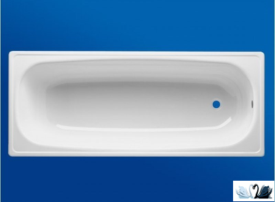 Ванна стальная BLB EUROPA 160х70 см, толщина стали 2,3 мм, прямоугольной формы