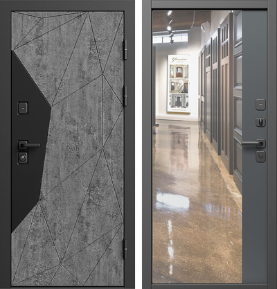 Авангард бетон Зеркало