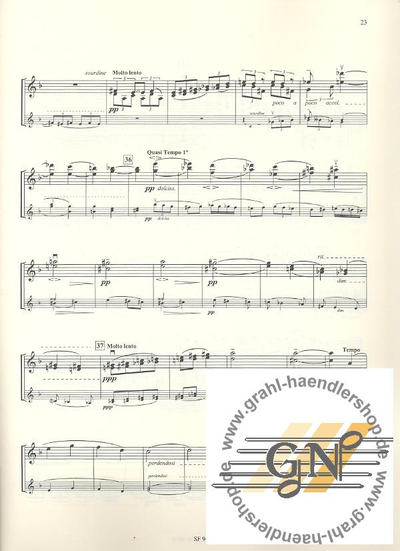 Ysaye Sonate pour 2 violons solo.  Urtext