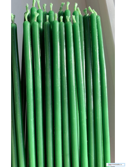 Свеча светло-зеленая №80 (1 час горения).