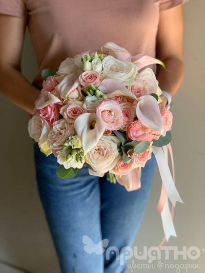 Букет невесты & Бутоньерка № 1320