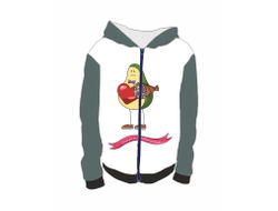 Толстовка 3D с полной запечаткой #4 на День влюблённых, 14 февраля