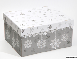 Коробка «Let it snow» 31,2 х 25,6 х 16,1 см