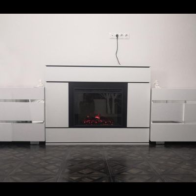 Электрокамин Харис WT с очагом Sparta 25.5 LED