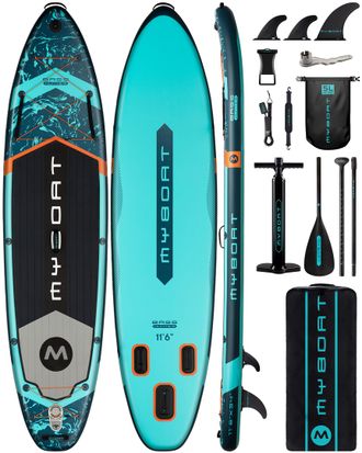 Продажа сапбордов (SUP) MYBOAT BASS HUNTER 11.0 (Blue) в Иркутске