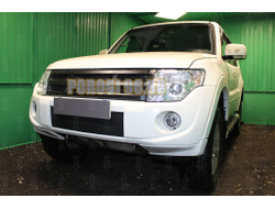 Защита радиатора Mitsubishi Pajero IV 2011-2014 black