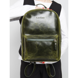 Женский кожаный рюкзак Albiate dark green (арт. 
3103-11)