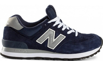 New Balance 574 Темно-синие с серым