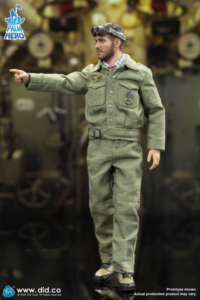 Капитан немецкой подводной лодки - Коллекционная ФИГУРКА 1/12 Palm Hero Series WWII German U-Boat Commander – Lehmann (XD80026) - DID