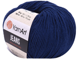 Jeans Yarn Art пряжа цвет № 54 темно синий