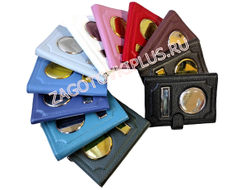 Элит обложка 2в1 с застёжкой из натуральной кожи флотер для авто документов и паспорта с визитками в комплекте с линзами