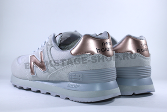 Кроссовки N Balance 574 Light Brown/Gold