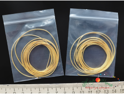 КАНИТЕЛЬ ЖЕСТКАЯ 0,9мм - 5г - ЗОЛОТО  (027)