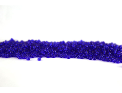 БИСЕР PRECIOSA 10/0 - 50г - 30080 ПРОЗРАЧНЫЙ ГЛЯНЦЕВЫЙ СИНИЙ