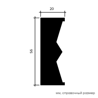 Молдинг 1.51.817 - 56*20*2000мм