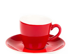Кофейная пара 80 мл красн