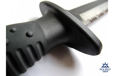 Нож подводный Epsealon Silex Titanium Green, титановое напыление