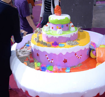 Песочница «Праздничный торт» для кинетического песка