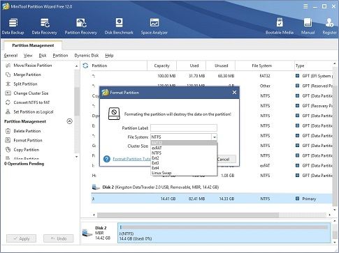can't format sd card 03