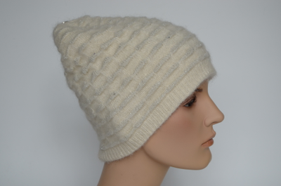 Визио итальянская шапка белая зима 2023