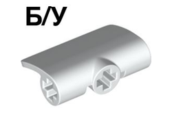 ! Б/У - Technic, Panel Curved 2 x 3 x 1, White (71682 / 6334548) - Б/У
