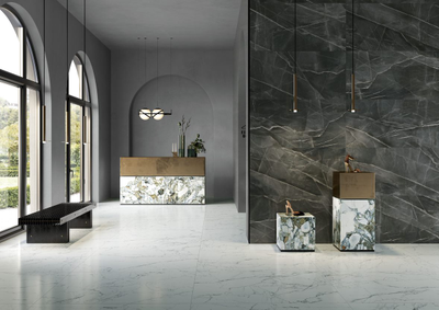 CITYMARBLE, керамогранит, 60x120 см, Статуарио Венато Лаппато Ректификат (9мм), K951844LPR