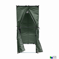 Кабина душевая дачная Rostok зеленая