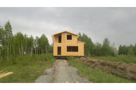 Дом из SIP-панелей с мансардой [68м²]. (Саратовская область)