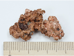 Медь самородная, коллекционный образец, США (30*19*10 мм, 8 г) №28729