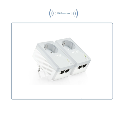 TP-LINK TL-PA4020PKIT, HomePlug AV Сетевой адаптер PowerLine 500 Мбит/с Ethernet портами 2 шт. с розетками (комплект 2 шт.)