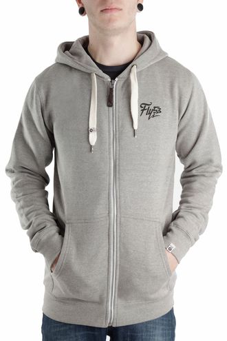 Толстовка на молнии Fly53 Chirpy Plain Hoodie Серый Orign