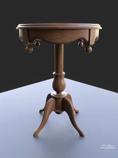 Журнальный столик из дерева