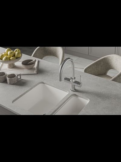 Система мгновенного кипячения воды с газацией и охлаждением 5в1 AQUAHOT MONTBLANC Chrome (хром)