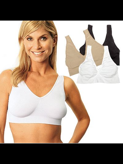 Комплект из 3 бесшовных бюстгальтеров Ahh Bra (Ах Бра)